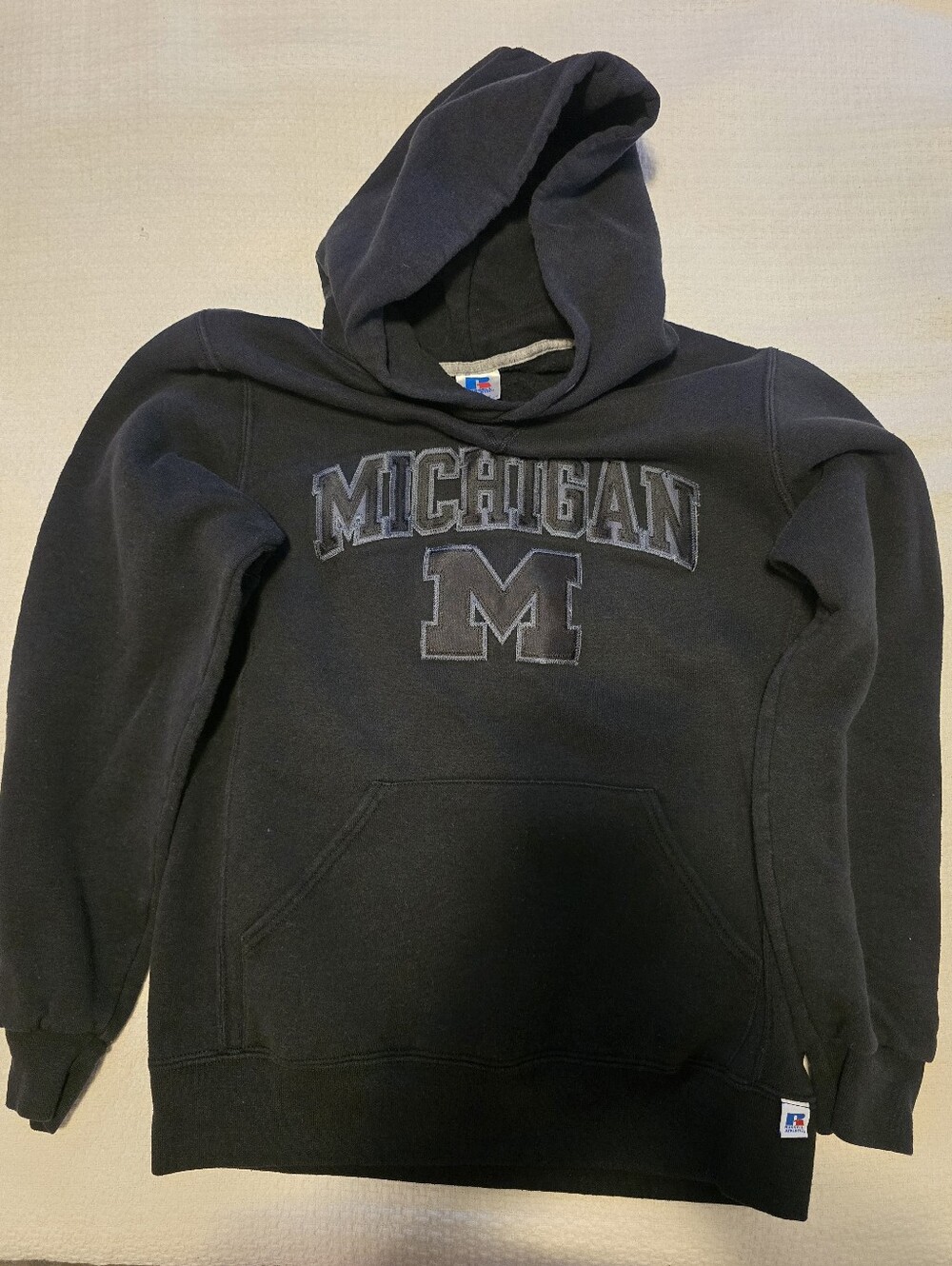 Michigan Crewneck Hoodie - Black